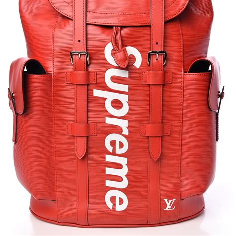 louis vuitton x supreme christopher backpack|louis Vuitton X supreme cartera.